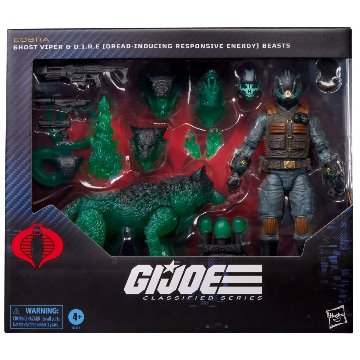 【限定】G.I. Joe Classified Series Ghost Viper & D.I.R.E. (Dread-Inducing Responsive Energy) Beasts(170)の画像