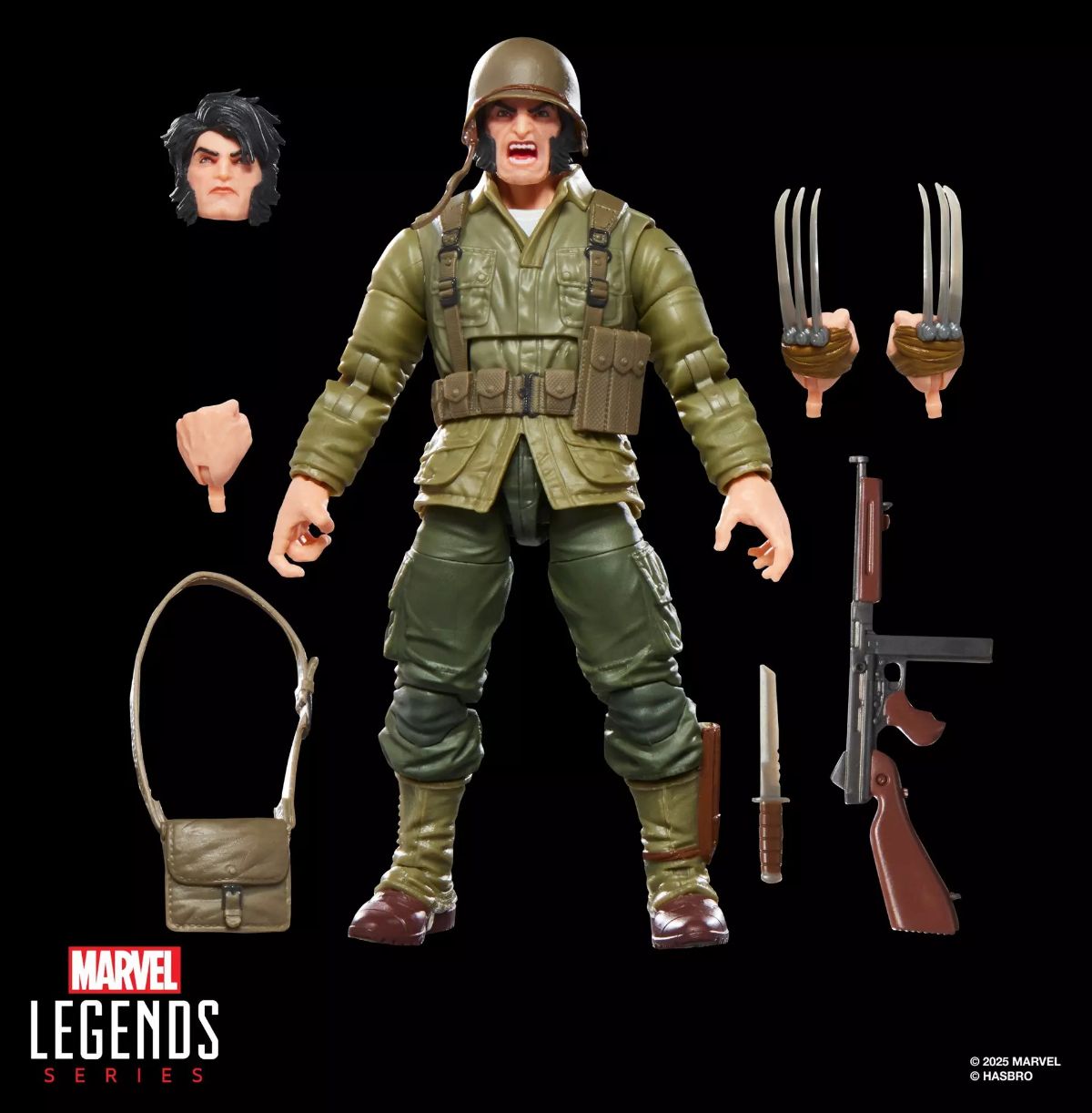 Marvel Legends BAF Executioner Wolverine(WWII Logan)  Assortment 7点セットの画像