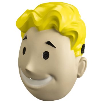 フォールアウト ボルトボーイ お面 Fallout Vault Boy Retro Maskの画像
