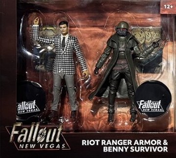 McFarlane Fallout NEW VEGAS RIOT RANGER ARMOR  AND BENNY SURVIVOR 2-Packの画像