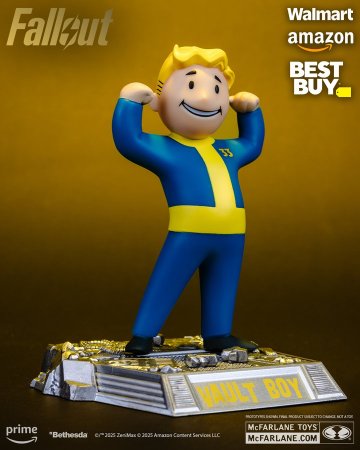 【限定】McFarlane MOVIE MANIACS Fallout FALLOUT Amazon MGM Series Vault Boy (Version 1)(SEASON 2)の画像