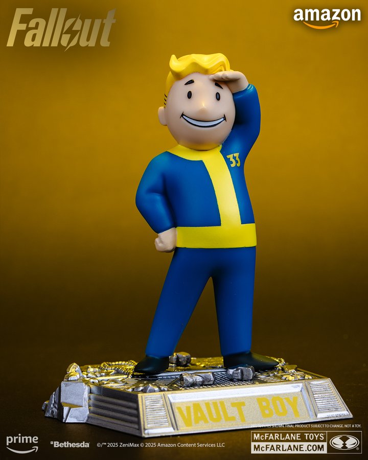 【限定】McFarlane MOVIE MANIACS Fallout FALLOUT Amazon MGM Series Vault Boy (Version 3)(SEASON 2)の画像