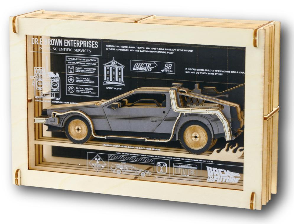 バック・トゥ・ザ・フューチャー ペーパーシアター -ウッドスタイル- PT-WL37 BACK TO THE FUTUREの画像