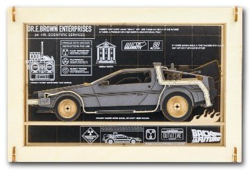 バック・トゥ・ザ・フューチャー ペーパーシアター -ウッドスタイル- PT-WL37 BACK TO THE FUTUREの画像