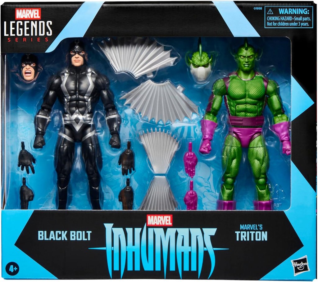 Marvel Legends Inhumans Black Bolt and Marvel’s Triton 2-Packの画像