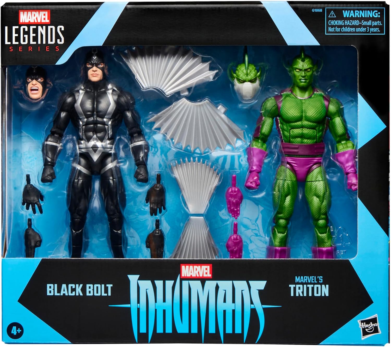 Marvel Legends Inhumans Black Bolt and Marvel’s Triton 2-Packの画像