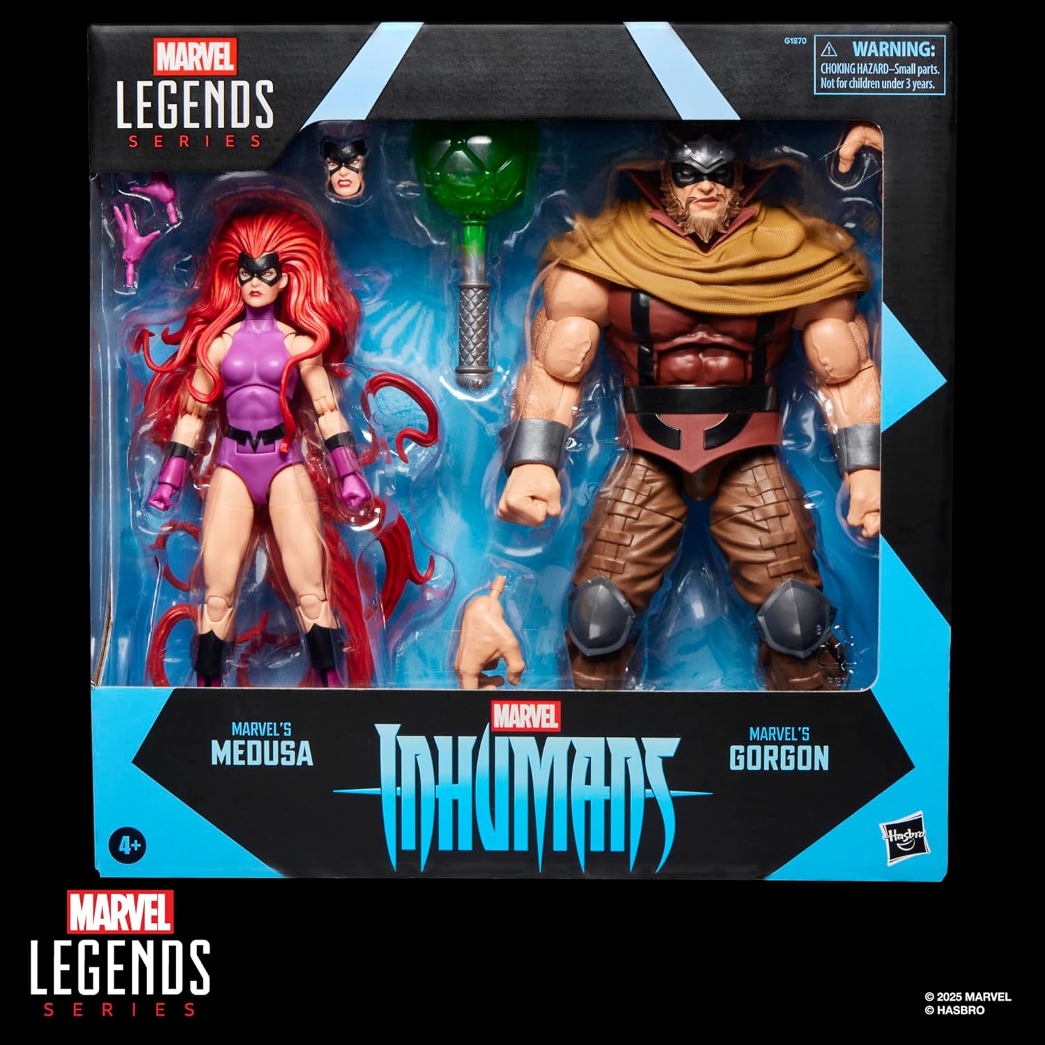 Marvel Legends Inhumans Marvel's Medusa and Marvel's Gorgon 2-Packの画像
