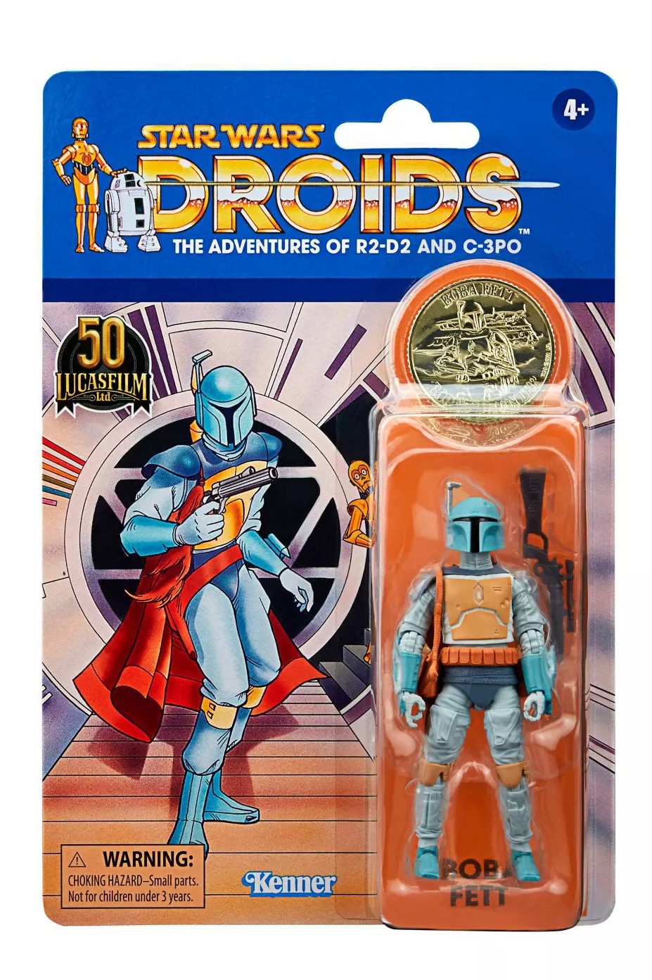 Star Wars TVC DROIDS The Adventures Boba Fett 3 3/4-Inch Action Figure画像