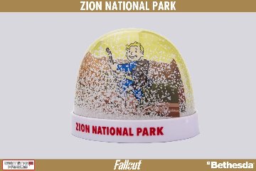 Fallout: New Vegas - Zion National Park snow globeの画像