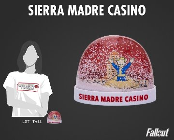 Fallout: New Vegas - Sierra Madre Casino snow globeの画像