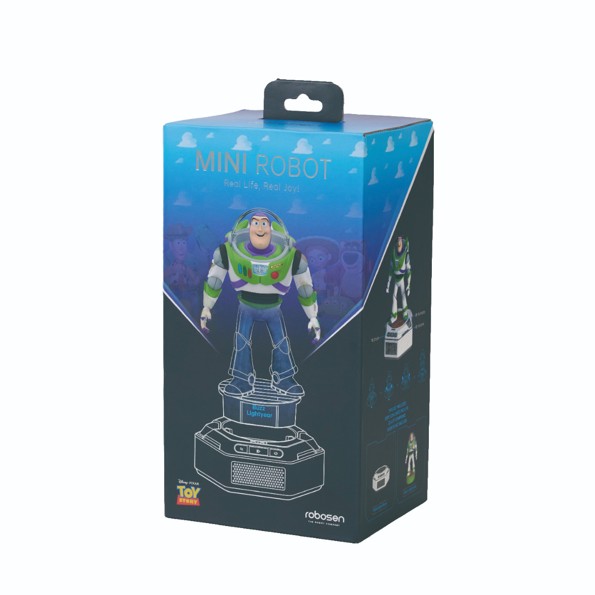robosen ミニロボット - トイストーリーキット - バズ・ライトイヤー（台座つき）の画像