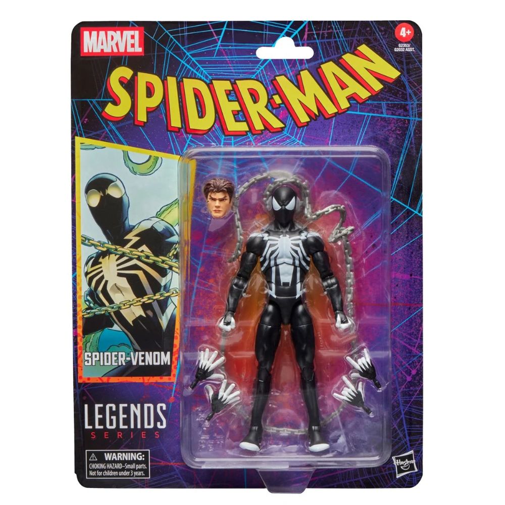 Marvel Legends Retro Cardback Uncanny Spider-Man Nightcrawler Assortment 6点セットの画像