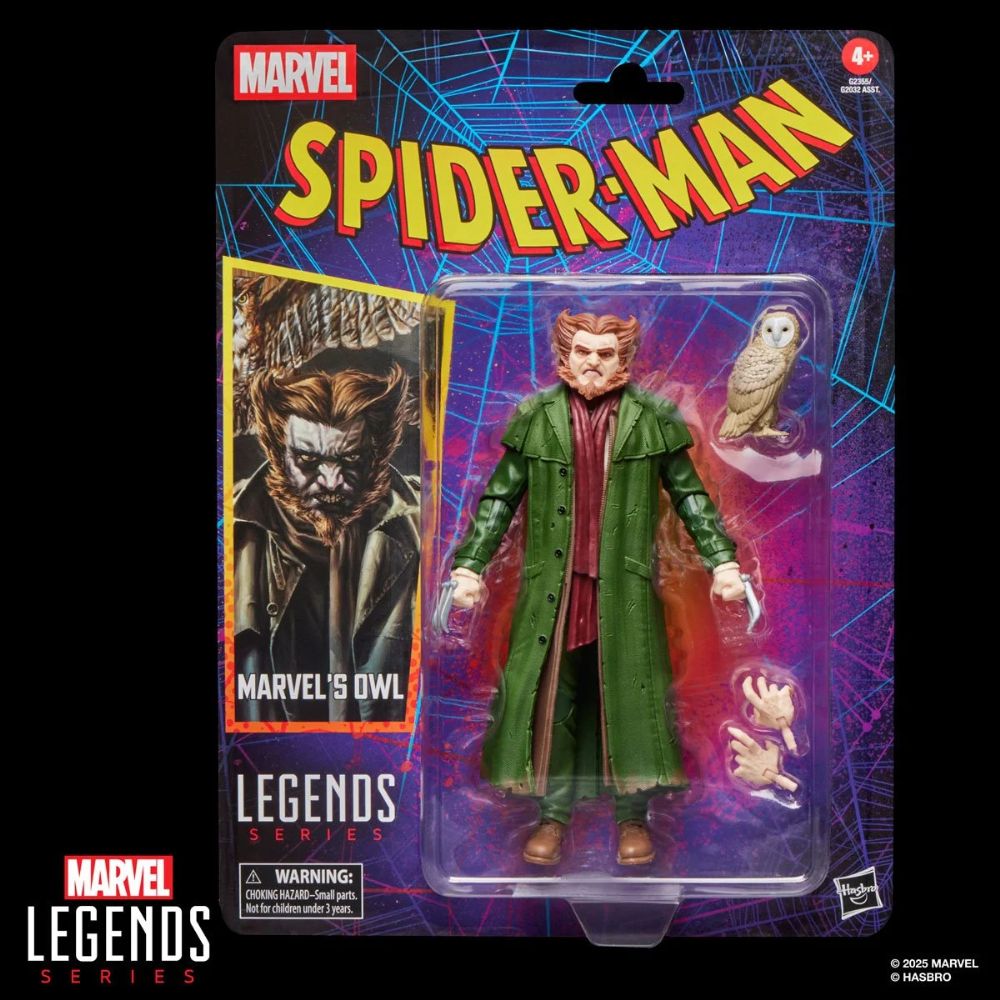 Marvel Legends Retro Cardback Uncanny Spider-Man Nightcrawler Assortment 6点セットの画像
