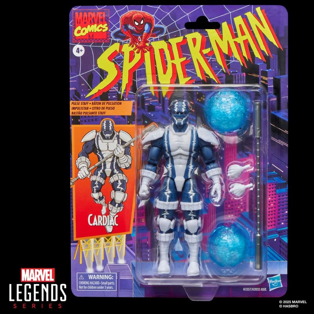Marvel Legends Retro Cardback Uncanny Spider-Man Nightcrawler Assortment 6点セットの画像