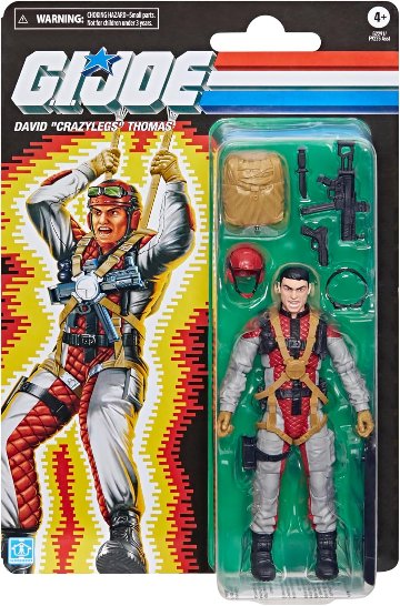 G.I. Joe Classified Series Retro Cardback David "Crazylegs" Thomasの画像