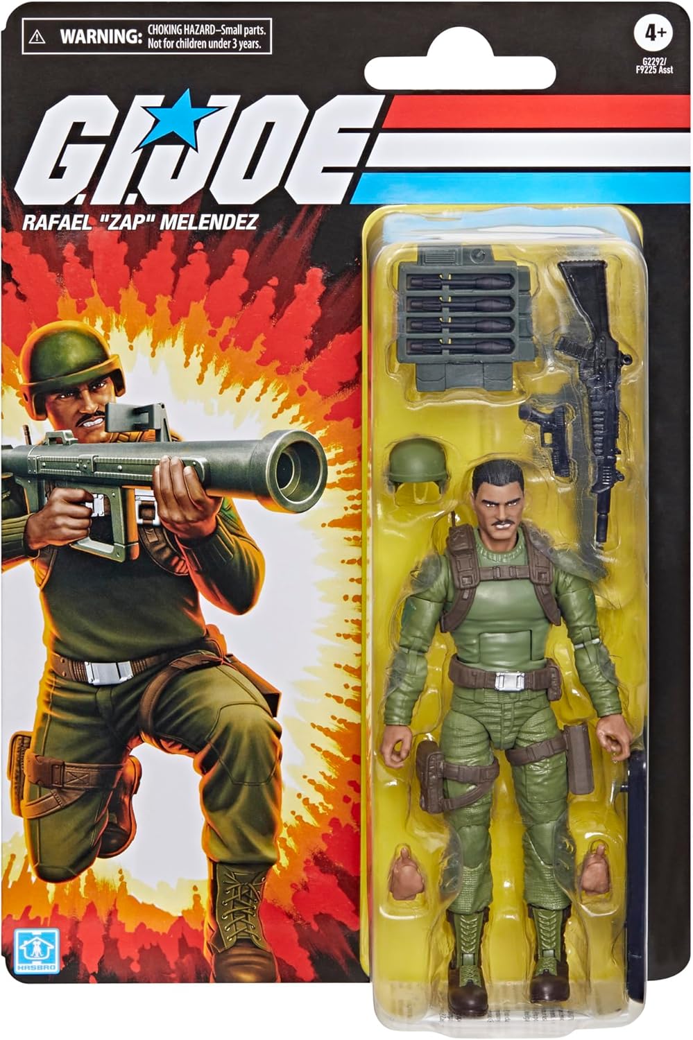 G.I. Joe Classified Series Retro Cardback Rafael "Zap" Melendezの画像