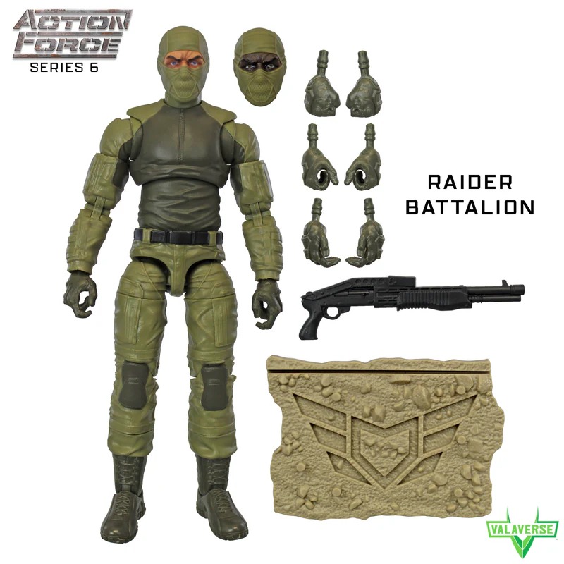 Valaverse Action Force Series 6 Raider Battalion  6-Inch Action Figureの画像