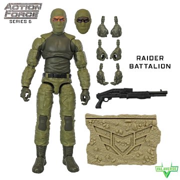 Valaverse Action Force Series 6 Raider Battalion  6-Inch Action Figureの画像