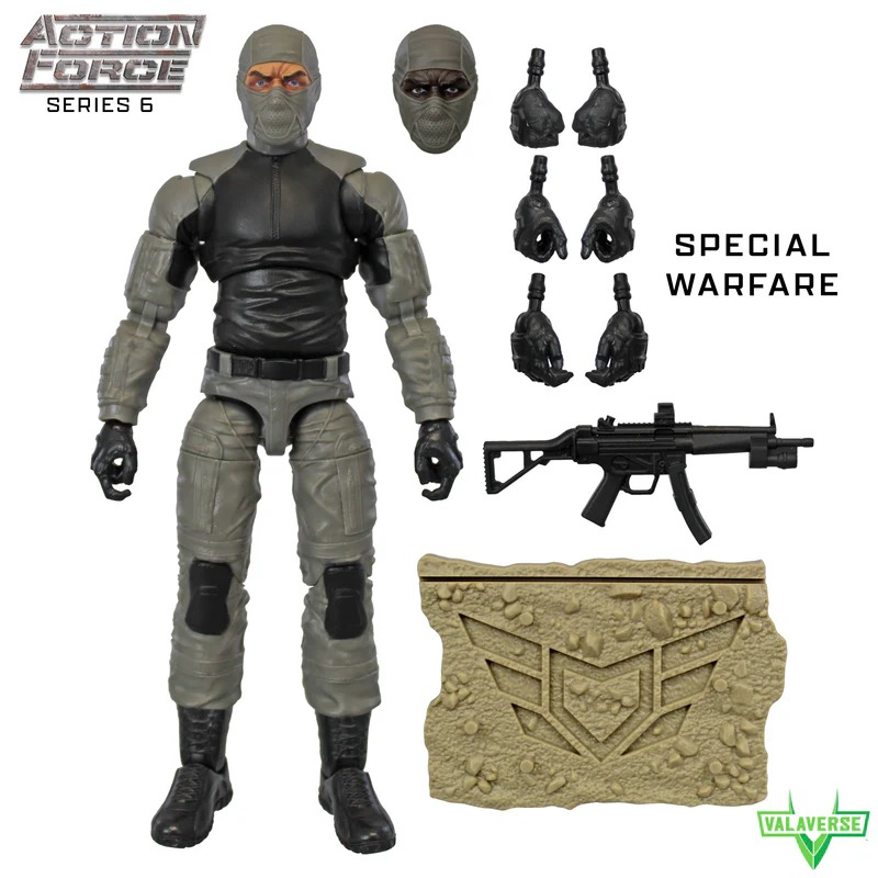 Valaverse Action Force Series 6 Special Warfare  6-Inch Action Figureの画像