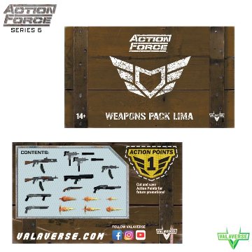 Valaverse Action Force Series 6 Weapons Pack Lima 1/12 Scaleの画像