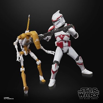 【限定】Star Wars TBS SWBFII Phase 1 Assault Trooper(Coruscant Guard) & Battle Droid Officer(Training)の画像
