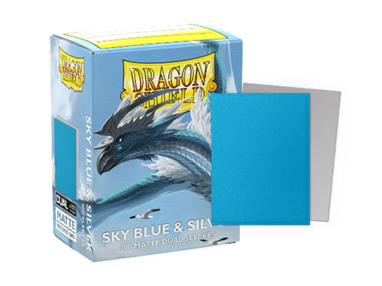 ドラゴンシールド カードスリーブ スタンダードサイズ マットデュアル 裏面シルバー 各色 (100枚入) Dragon Shieldの画像