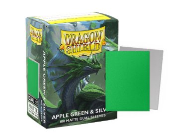 ドラゴンシールド カードスリーブ スタンダードサイズ マットデュアル 裏面シルバー 各色 (100枚入) Dragon Shieldの画像