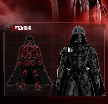 Blokees Figures - スター・ウォーズ CC01:エバーグリーン・ムービー ダース・ベイダー の画像