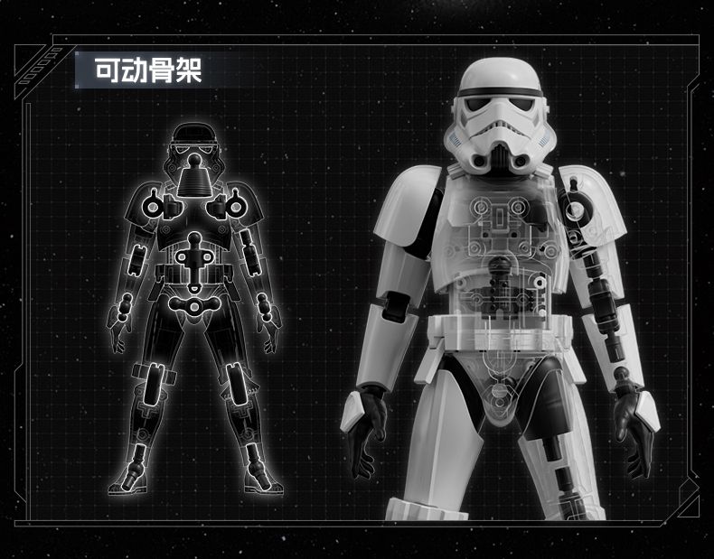 Blokees Figures - スター・ウォーズ CC02 エバーグリーン・ムービー ストームトルーパーの画像