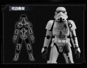 Blokees Figures - スター・ウォーズ CC02 エバーグリーン・ムービー ストームトルーパーの画像