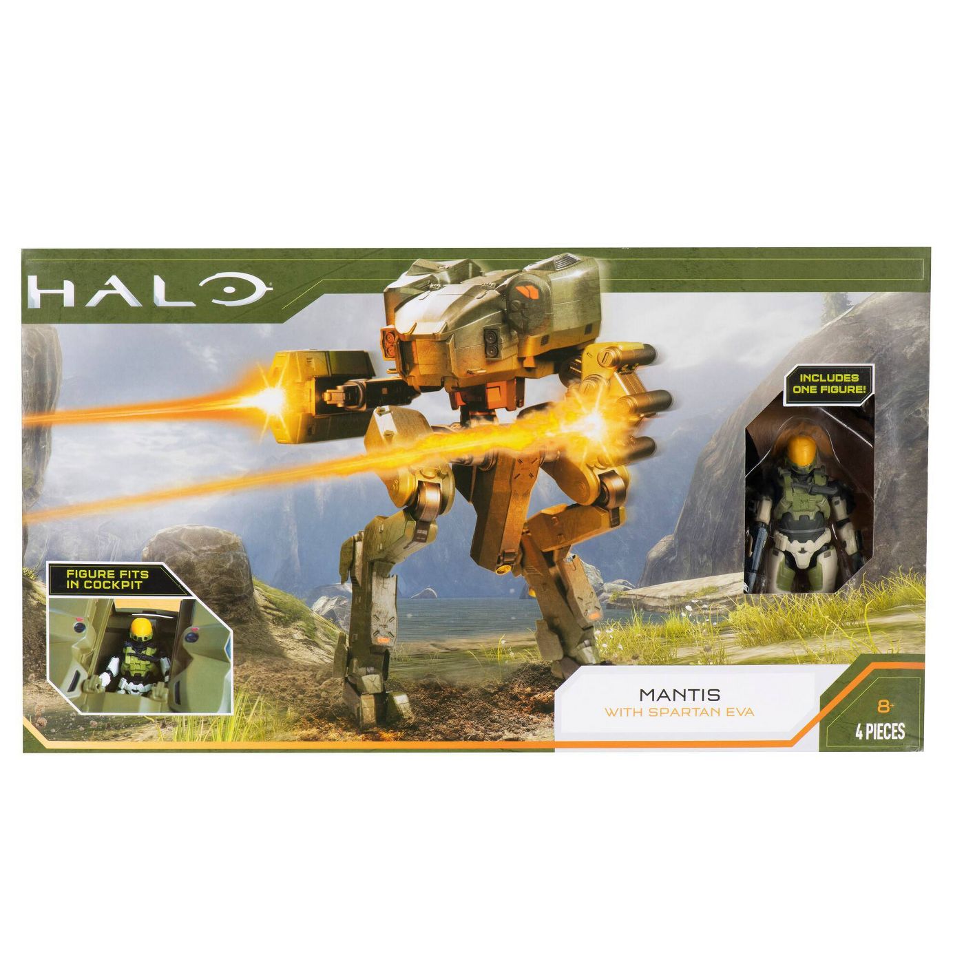 World of Halo Deluxe 2 Figure Pack - UNSC Mantis and Spartan EVA - Armor Defense System画像