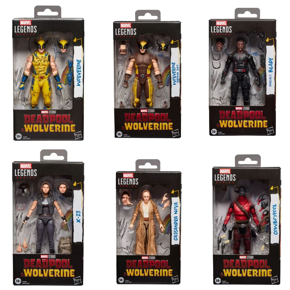 Marvel Legends Deadpool & Wolverine Wolverine Assortment 6点セットの画像