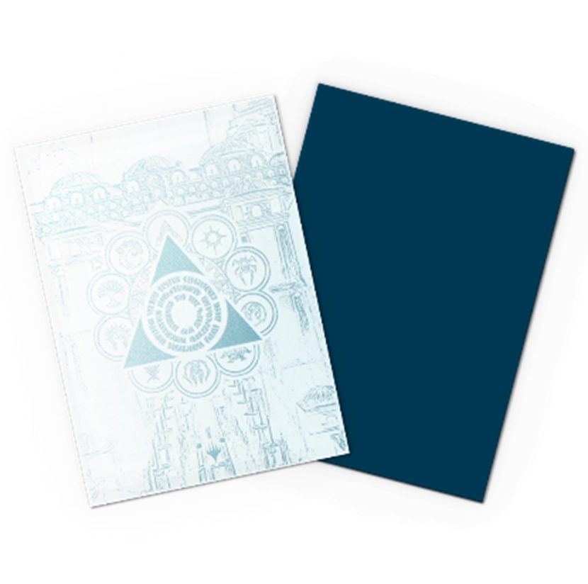 ドラゴンシールド AT-16507 Azorius Senate License Sleeves スタンダードサイズ:63×88mm マットデュアル 100枚入り Dragon Shieldの画像