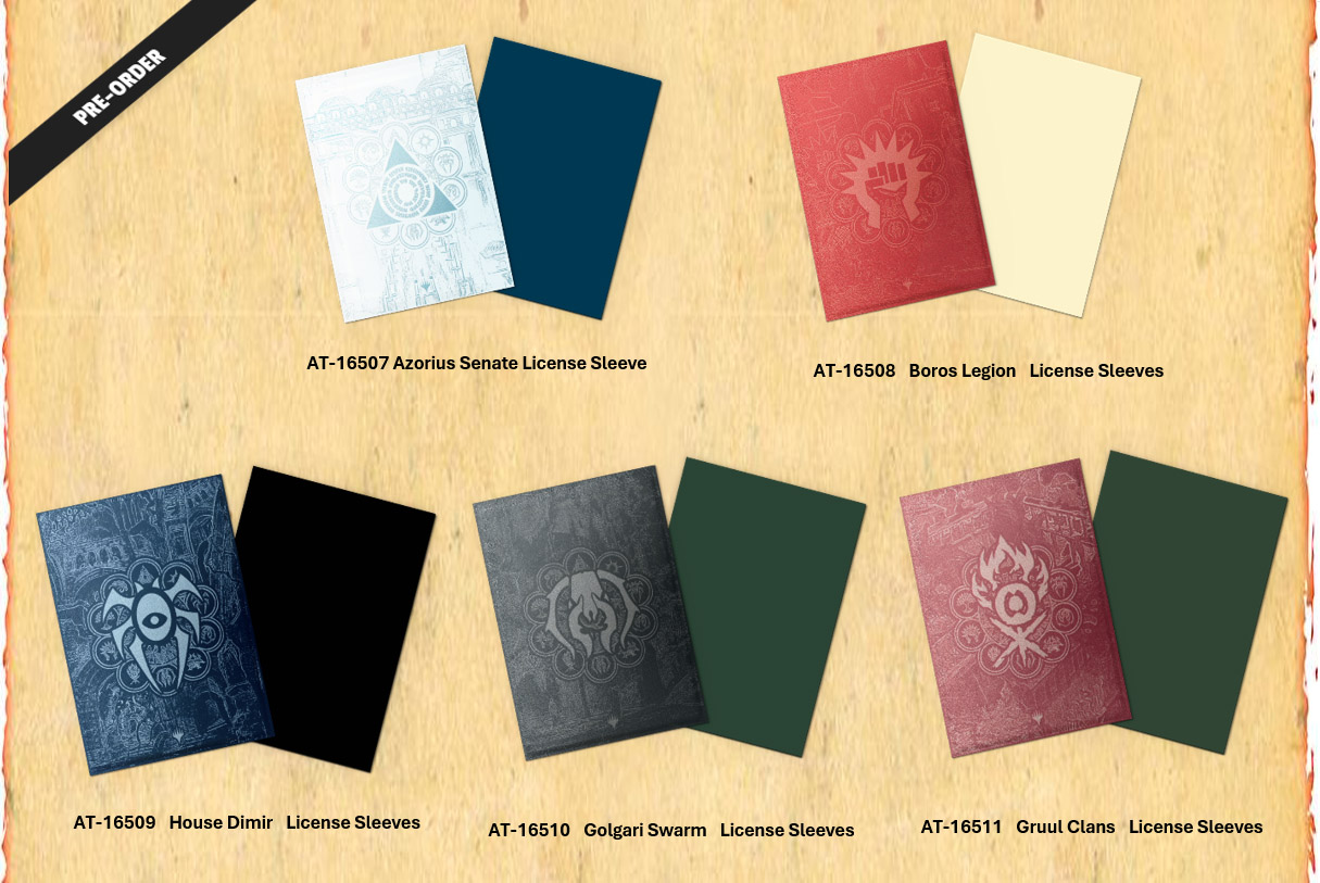 ドラゴンシールド AT-16511 Gruul Clans License Sleeves スタンダードサイズ:63×88mm マットデュアル 100枚入り Dragon Shieldの画像