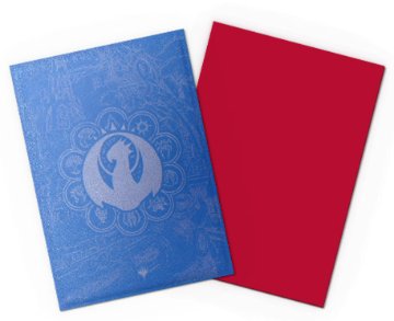 ドラゴンシールド AT-16516 Izzet League License Sleeves スタンダードサイズ:63×88mm マットデュアル 100枚入り Dragon Shieldの画像