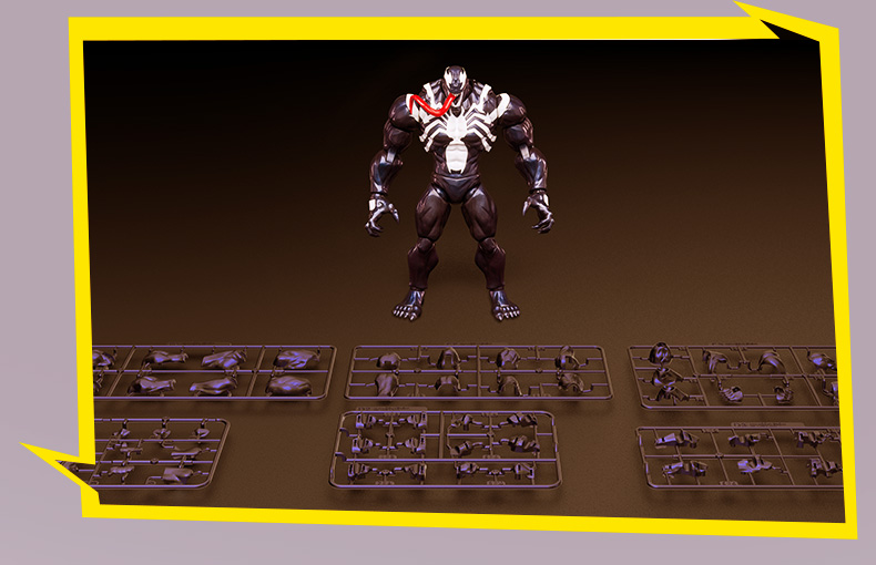 Blokees Figures - Marvel CC07 ヴェノムの画像