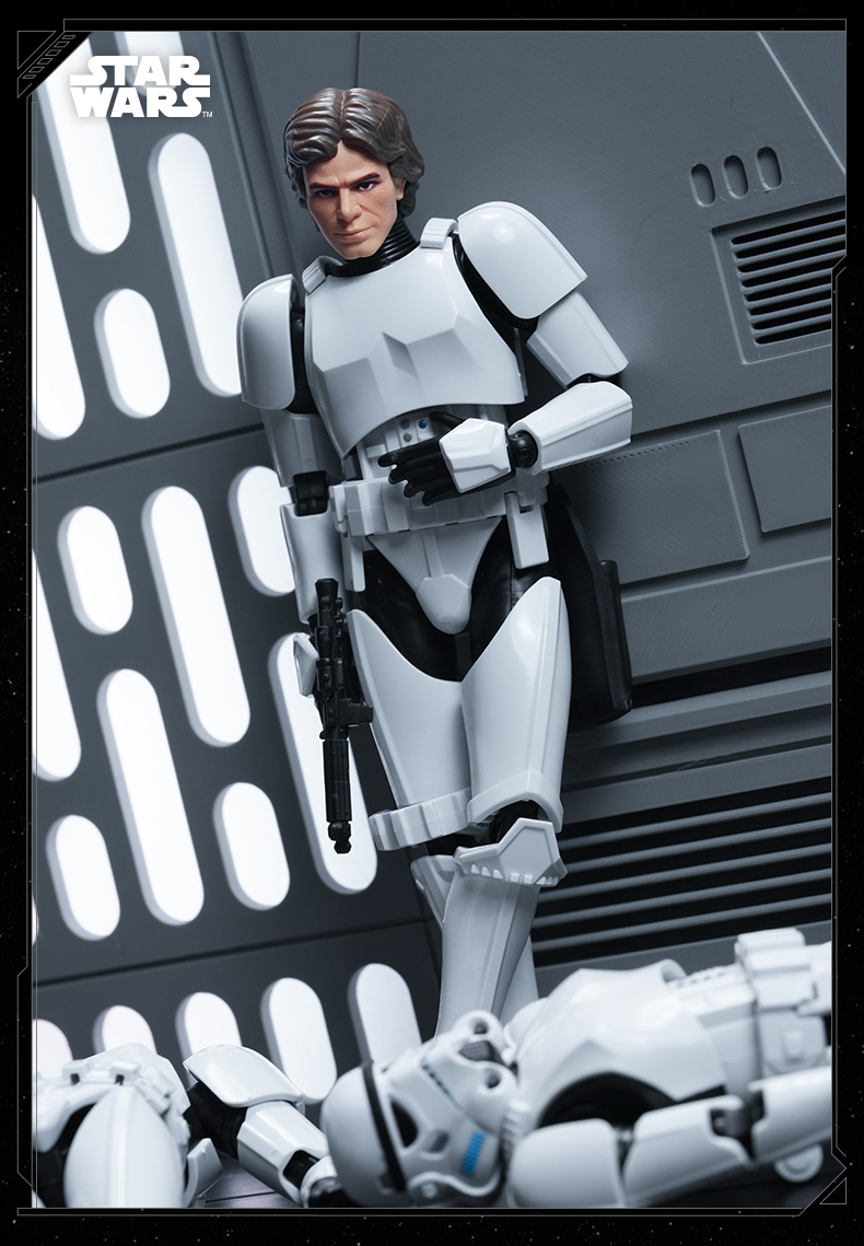 Blokees Figures - スター・ウォーズ CC03 ハン・ソロ ストームトルーパー変装版の画像