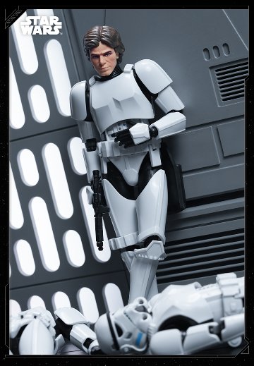Blokees Figures - スター・ウォーズ CC03 ハン・ソロ ストームトルーパー変装版の画像