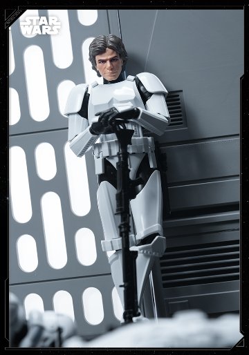 Blokees Figures - スター・ウォーズ CC03 ハン・ソロ ストームトルーパー変装版の画像