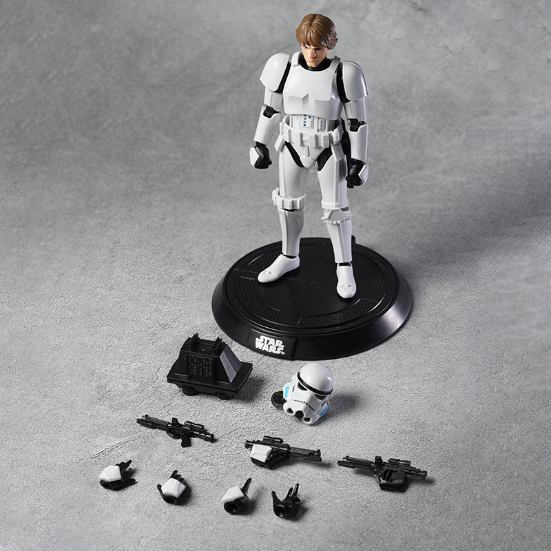 Blokees Figures - スター・ウォーズ CC04 ルーク・スカイウォーカー ストームトルーパー変装版の画像