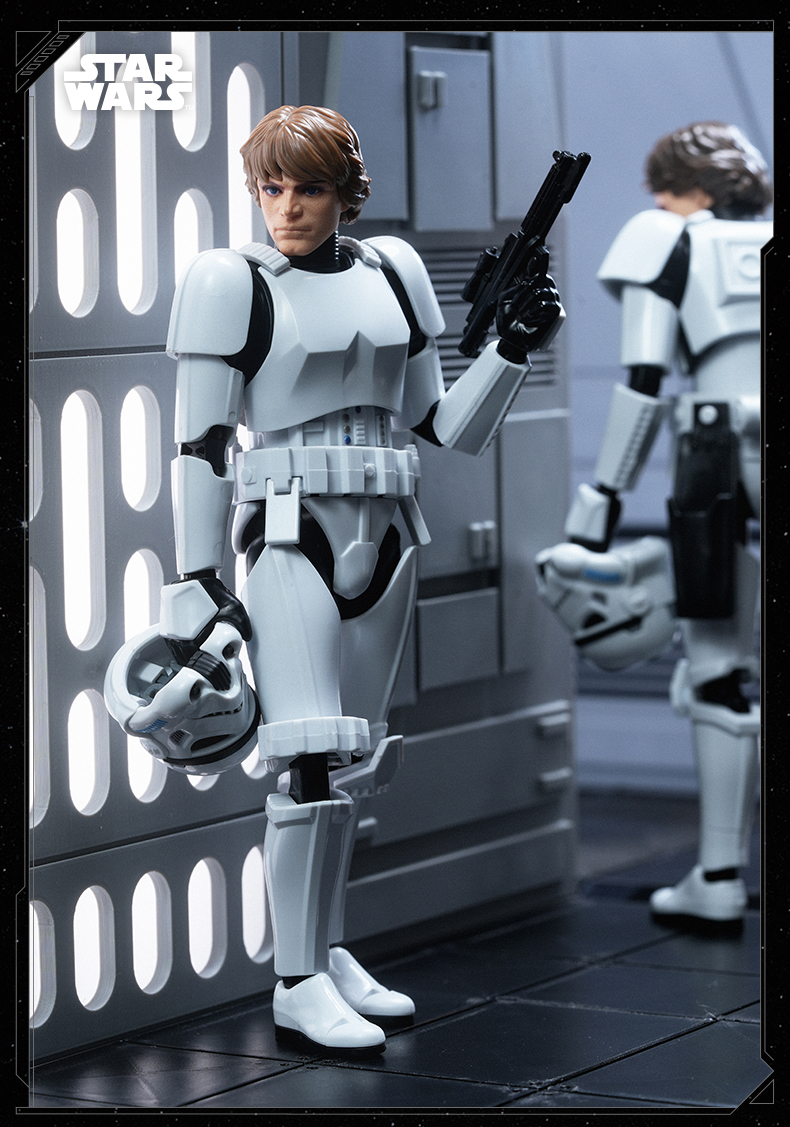 Blokees Figures - スター・ウォーズ CC04 ルーク・スカイウォーカー ストームトルーパー変装版の画像