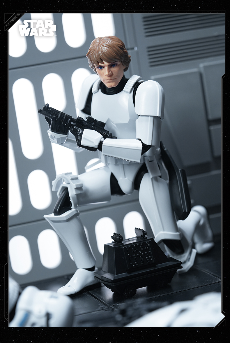Blokees Figures - スター・ウォーズ CC04 ルーク・スカイウォーカー ストームトルーパー変装版の画像