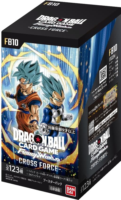 【BOX販売】ドラゴンボールスーパーカードゲーム フュージョンワールド ブースターパック CROSS FORCE FB10の画像