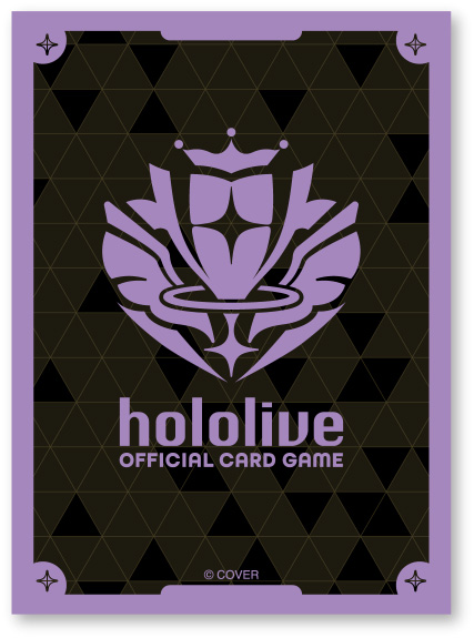 hololive OFFICIAL CARD GAME オフィシャルホロカスリーブ Vol.42 ブランドロゴ(Purple)の画像