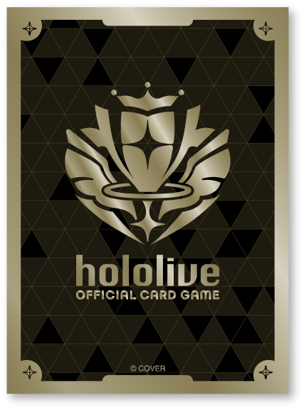 hololive OFFICIAL CARD GAME オフィシャルホロカスリーブ Vol.43 ブランドロゴ(Gold)の画像