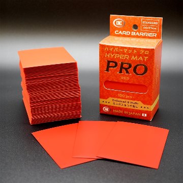 KMC ハイパーマット プロ  HYPER MAT PRO 100枚 レッド／Redの画像
