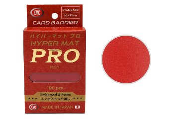 KMC ハイパーマット プロ  HYPER MAT PRO 100枚 レッド／Redの画像
