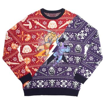 Masters of the Universe He-Man vs Skeletor Ugly Sweater画像