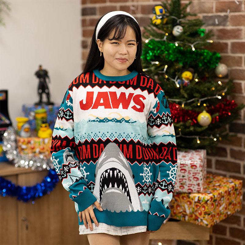 Jaws DA DUM Ugly Sweater画像
