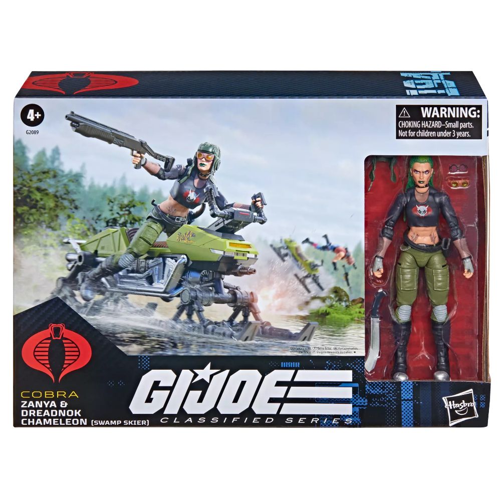 【限定】 G.I. Joe Classified Series Zanya and Dreadnok Chameleon (Swamp Skier) Vehicle(194)の画像